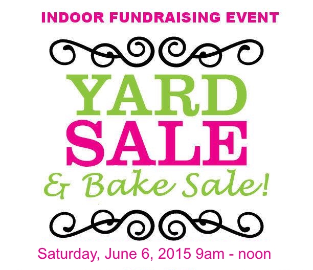 yard sale and bake sale