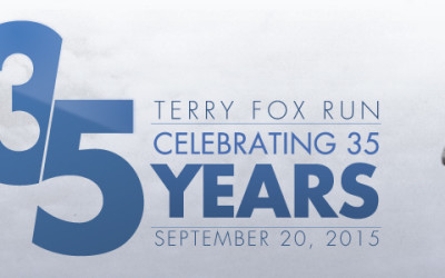 35th Terry Fox Run – Sep 20th